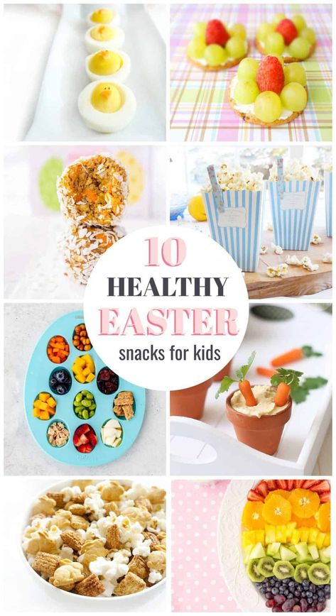 Make Easter more enjoyable for you and your kids. These snack ideas are easy to make and are absolutely healthy. Click to read more. Easter Kids Snacks, Healthy Easter Snacks, Healthy Easter Treats, Easter Fun Food, Healthy School Snacks, Healthy Homemade Snacks, Healthy Easter, Easter Snacks, Toddler Activity