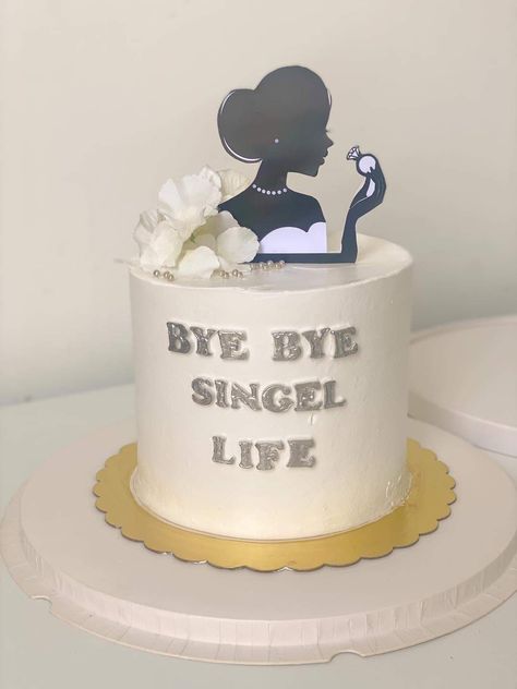 Cake Single Life, Bye Bye Single Life Cake, Bye Bye Single Life Party, 21st Bday Cake, Square Cake Design, Bride Cake, Cakes Design, Brides Cake, Mouse Pictures