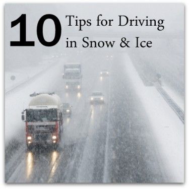 Gatlinburg December, Snow Driving, Winter Driving Tips, Car Organizing, Safe Driving Tips, Tips For Driving, Icy Weather, Winter Safety, Winter Tips