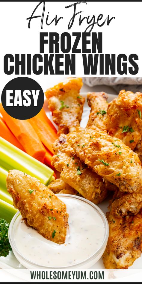 Frozen Chicken Wings In The Air Fryer Air Fried Frozen Chicken Wings, Airfryer Chicken Wings From Frozen, Air Fry Wings From Frozen, Frozen Buffalo Wings In Air Fryer, Frozen Chicken Wings In Ninja Foodi, How To Cook Frozen Chicken Wings In Air Fryer, Wings In Oven Air Fryer, Frozen Air Fryer Chicken Wings, Air Fried Chicken Wings From Frozen