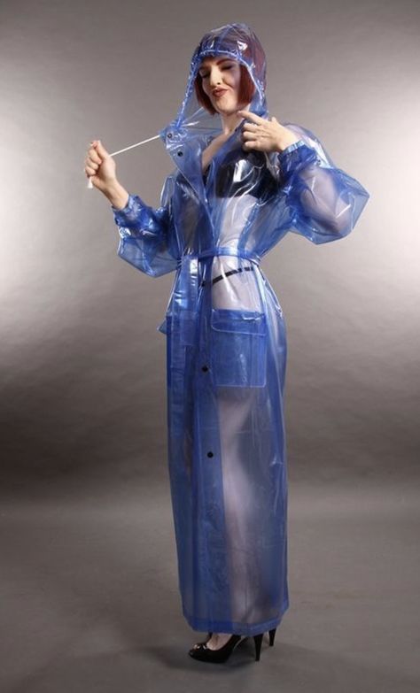 Plastic Outfit, Transparent Raincoat, Plastic Mac, Rainwear Fashion, Vinyl Raincoat, Plastic Raincoat, Vinyl Clothing, Pvc Raincoat, Plastic Clothes