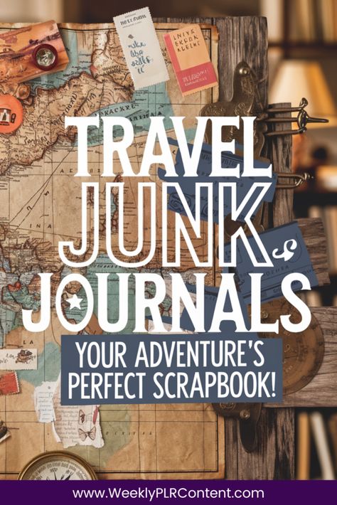 Travel Junk Journals: Your Adventure's Perfect Scrapbook Travel Junk Journal, Junk Journal Ideas, Personal Narrative, Ticket Stubs, Can Crafts, Creative Outlet, Travel Memories, Time Capsule, How To Turn