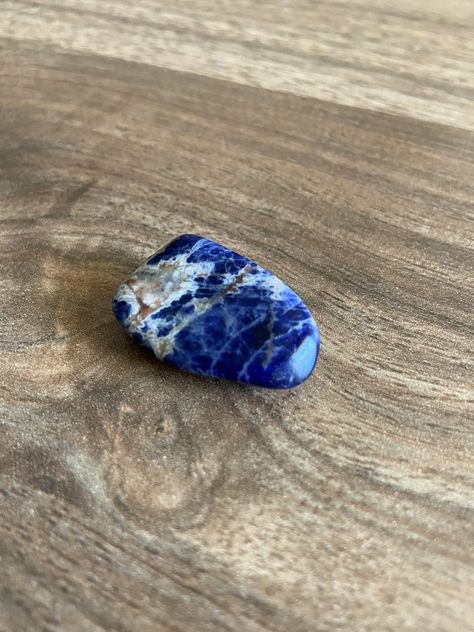 The Inner Peace Stone – Sassy Moonchild Crystals Thyroid Healing, Managing Emotions, Tumbled Stones, Blue Stone, Tumbling, Crystals And Gemstones, Inner Peace, Deep Blue, Natural Stones