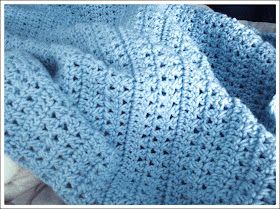 Cross Stitch Baby Blanket, Seed Stitch Blanket, Wave Blanket, Crochet Blanket Stitch, Cross Blanket, Moss Stitch Pattern, Caron One Pound Yarn, Crochet Cluster Stitch, Striped Crochet Blanket