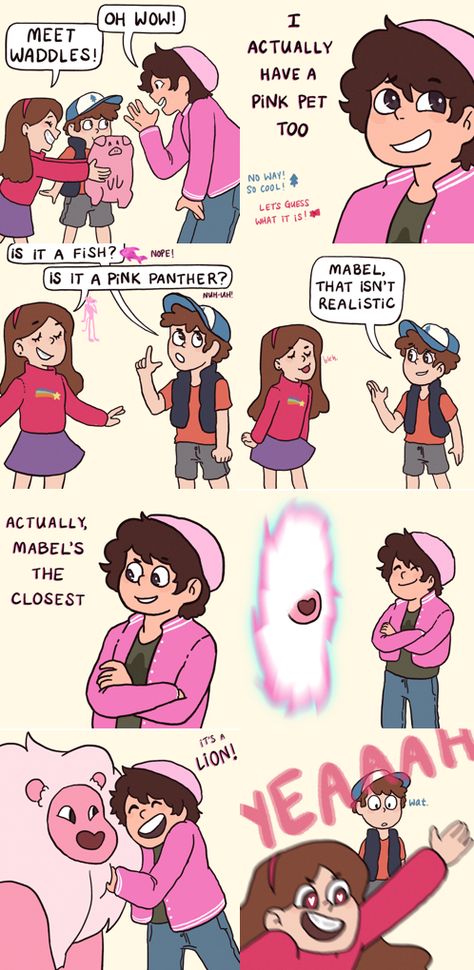 Steven Universe Gravity Falls, Gravity Falls Steven Universe, Gravity Falls X Steven Universe, Steven Universe And Gravity Falls, Cartoon Crossovers Fandoms, Cartoon Crossovers Fanart, Steven Universe X Gravity Falls, Steven Universe Au Comic, Character Crossover