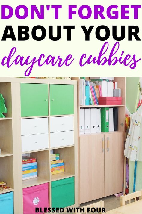 daycare cubbies Daycare Cubbies Diy, Daycare Cubbies Ideas, Daycare Cubbies, Cubby Diy, Cubby Ideas, Home Daycare Ideas, Daycare Furniture, Playroom Wall Decor, Home Daycare