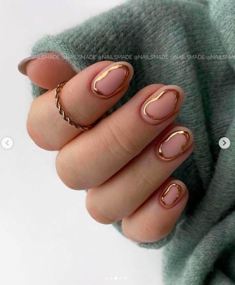 Short Classy Nails, Golden Nails, Milky Nails, Nagel Tips, Minimal Nails, Best Nail, Classy Nails, Chic Nails, Short Acrylic Nails