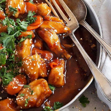 General Tsao, General Tso Sauce, Chicken Batter, General Tso's Chicken, Tso Chicken, Paleo Main Dishes, General Tso Chicken, General Tso, Curry Dishes