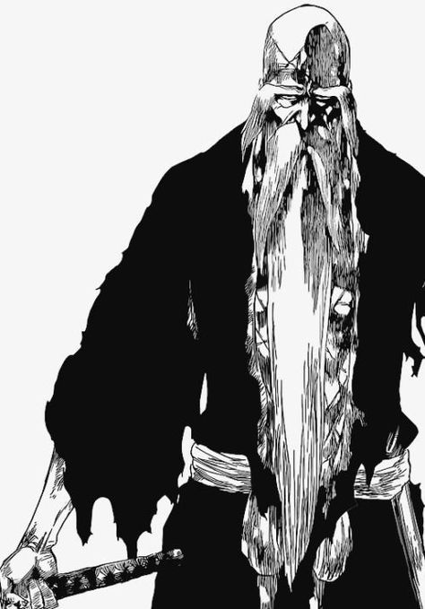 Capitão yamamoto Bleach Captains Manga, Captain Yamamoto Bleach, Yamamoto Bleach Manga, Bleach Manga Art, Genryusai Shigekuni Yamamoto, Genryusai Yamamoto, Yamamoto Bleach, Shigekuni Yamamoto, Bleach Tattoo