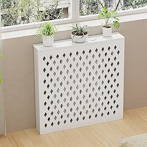 YERUNGT Radiator Cover, Radiator Decoration, Easy Radiator Covers, Modern Style Radiator Cover, Additional Shelf Space, for Home Office Radiator Guard Heating Cabinet(50 * 60 * 15cm/19 * 24 * 6in) Cover Radiator, Radiator Covers, Furniture Storage Cabinets, Radiator Cover, Accent Furniture, Storage Cabinets, Modern Style, Living Furniture, Home Office