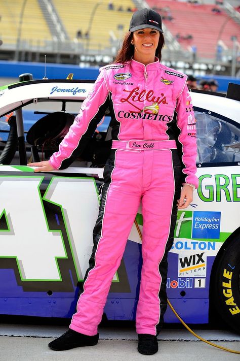 Pink Racing Outfit, Woman Race Car Driver Aesthetic, Female Race Car Driver Aesthetic, Female Nascar Aesthetic, Nascar Racers, Female Race Car Driver, Women Drivers, Go Kart Racing, Kart Racing