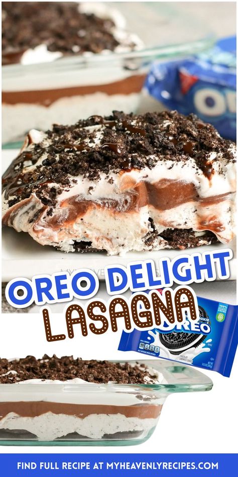 Easy Popular Desserts, Oreo Lasagna Recipe Cool Whip, Dessert Recipes For Cookout, Heavenly Oreo Dessert, Desert For Bbq, Summer Time Cakes, Easy Desserts For Bbq Party, Team Dessert Ideas, Oreo Lush Dessert