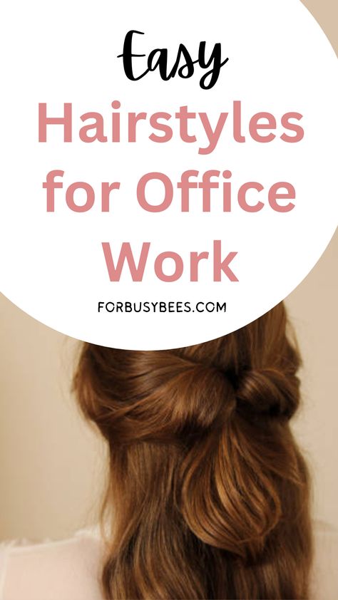 easy hairstyles for office work Long Hair Business Style, Easy Business Casual Hairstyles, Long Professional Hairstyles For Women, Neat Hairstyles For Work, Professional Long Hairstyles For Work, Business Casual Hairstyles Long, Business Casual Hair, Easy Professional Hairstyles For Work, Office Hairstyles For Medium Hair