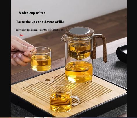 Color: 500ml elegant cup, 700ml elegant Cup Surface Technology: Glass Style type: New Chinese style Material: borosilicate Style: Chinese style With or without tea tray: Yes Glass Tea Kettle, Glass Tea Set, Blooming Tea, Coffee Server, Puer Tea, Japanese Teapot, Glass Tea Cups, Tea Maker, Glass Teapot