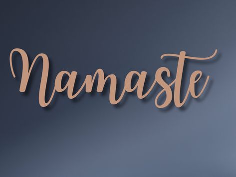 Namaste Yoga Metal Wall Art Namaste sign Yoga Metal Sign Namaste Word Decor Yoga Studio Décor Wall Hanging Gift For Yoga Lover Namaste Sign, Word Decor, Yoga Wall Art, Yoga Studio Decor, Yoga Wall, Metal Signs Decor, Namaste Yoga, Yoga Art, Metal Wall Sign