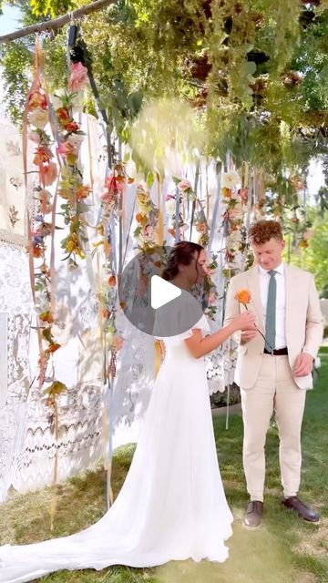 Elisa White on Instagram: "I can’t get over how magical this DIY floating arbor was!

I love that it was so unique and simple for this sweet couple.

Follow along for full tutorial on this and all the other DIY wedding decor ideas I made for this special night." Diy Wedding Decor Ideas, Diy Wedding Decor, Wedding Decor Ideas, Sweet Couple, Diy Wedding Decorations, Arbor, Get Over It, Diy Wedding, Wedding Decor