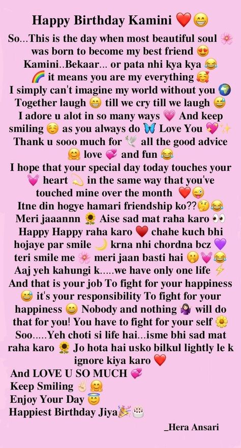 Best Birthday Wishes For Best Friend Girl, Bff Happy Birthday Quotes, Wishes For Bff Birthday, Birthday Of Bestie, Best Wishes For Bestie Birthday, Birthday Wish For Bestie Funny, Happy Birthday Bestyyy, Happy Birthday Bestie Paragraph, Birthday Ideas Bestie