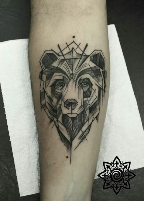 Tattoo Bear, Beer Tattoos, Bear Tattoo Designs, Totem Tattoo, Spartan Tattoo, Model Tattoo, Clock Tattoo Design, Wild Tattoo, Bear Tattoos