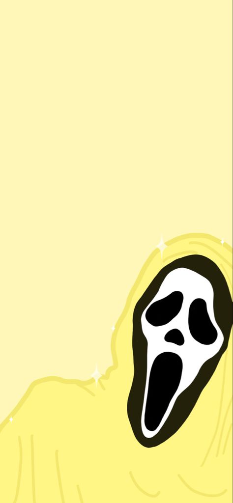 Yellow Halloween Aesthetic Wallpaper, Yellow Halloween Aesthetic, Iphone Best Wallpaper, Pink Ghost Wallpaper, Pink Preppy Wallpaper, Preppy Wallpaper Iphone, Spooky Wallpapers, Scarie Movie, Ghost Face Wallpaper Aesthetic