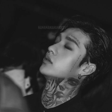 this is pure image, how he would look with tattoos >my edit< follow me on insta (nanananananan_19) Chan Tattoo, Pure Image, Skz Fanart, Christopher Bang, Tattoos For Kids, Bang Chan, I Tattoo, Stray Kids, Henna