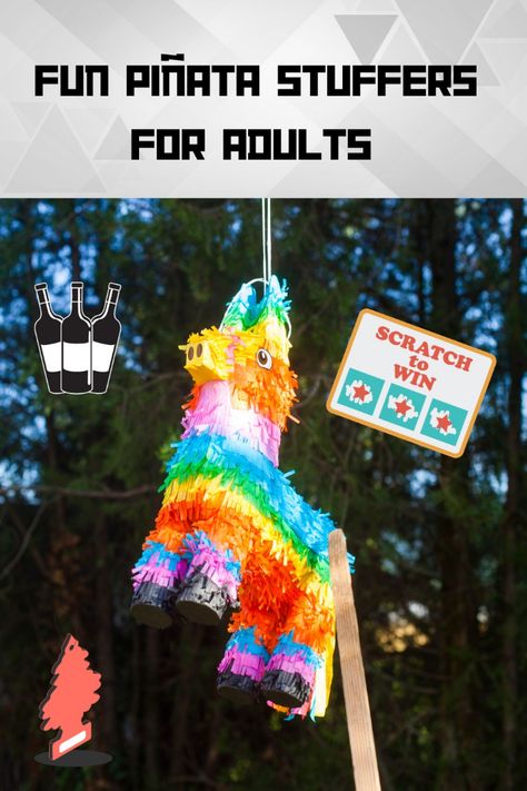 Discover 9 unique & fun piñata stuffers just for adults! From mini cocktail kits to quirky gadgets, we've got surprises that'll make any party a hit. Sorry, kids – this one's for the grown-ups! Mini Cocktail Kit, Birthday Pinata, Piñata Ideas, Pinata Fillers, Birthday Party For Teens, Cocktail Kits, Teen Birthday, Spring Party, Grown Ups