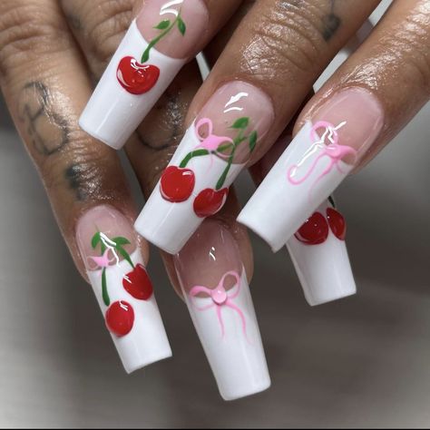 Vday Nails, Makeup Nails Designs, Retro Nails, Classy Acrylic Nails, Unique Acrylic Nails, Gem Nails, Dream Nails, Fire Nails, Funky Nails