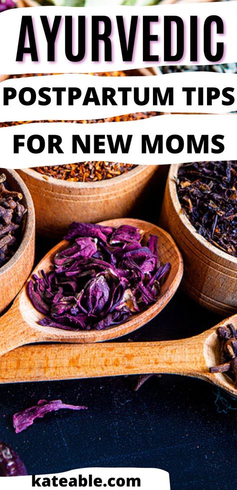 Postpartum Care For Mom, Ayurvedic Postpartum Meals, Herbs For Postpartum, Ayurvedic Post Partum Recipes, Postpartum Ayurveda, Ayurveda Pregnancy, Postpartum Massage, Dosha Recipes, Ayurvedic Postpartum