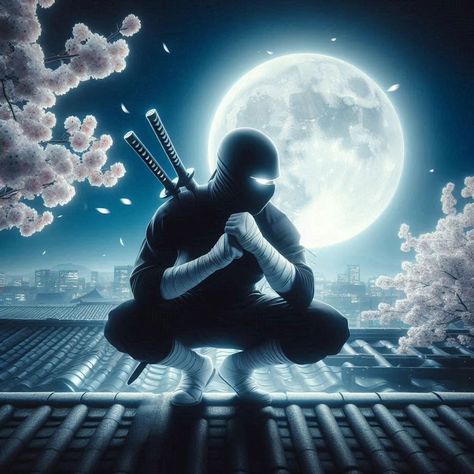 Ninja #pp #wallpaper Japanese Ninja Art, Ninja Background, Ninja Pictures, Ninja Aesthetic, Instagram Pp, 3 Ninjas, Ninja Japan, Japanese Warriors, Ninja Shadow