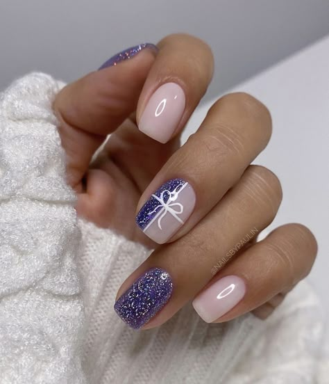 Holiday Nails Christmas, December Nails, Milky Nails, Cute Christmas Nails, Nagel Tips, Christmas Gel Nails, Summery Nails, Winter Nail Designs, New Year's Nails