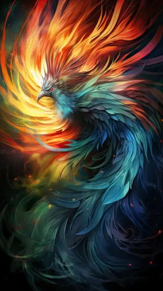 Orange Blue Wallpaper, Phoenix Rising, Blue Wallpaper, Phoenix, Wallpapers, Orange, Blue, Quick Saves