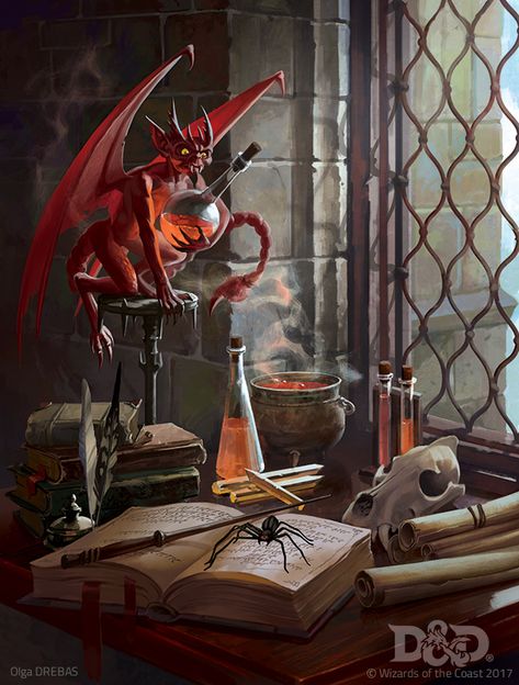 Fantasy Demon, Interior Illustration, Fantasy Artist, Fantasy Illustration, Dnd Characters, Dark Fantasy Art, Fantasy Character Design, Digimon, Mythical Creatures