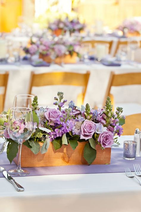 44 Loveliest Lavender Wedding Details Lavender Centerpieces, Purple Wedding Centerpieces, Violet Wedding, Nice Ideas, Lilac Wedding, Lilac Roses, Radiant Orchid, Lovely Lavender, Psalm 46