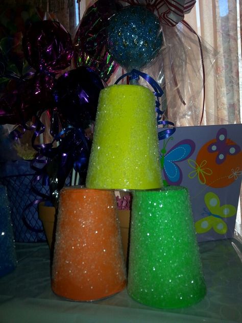 Candyland Gumdrop Mountain, Solo Cup, Christmas Front Porch, Mini Bus, Gum Drops, Plastic Cup, Christmas Deco, Pillar Candles, Candy