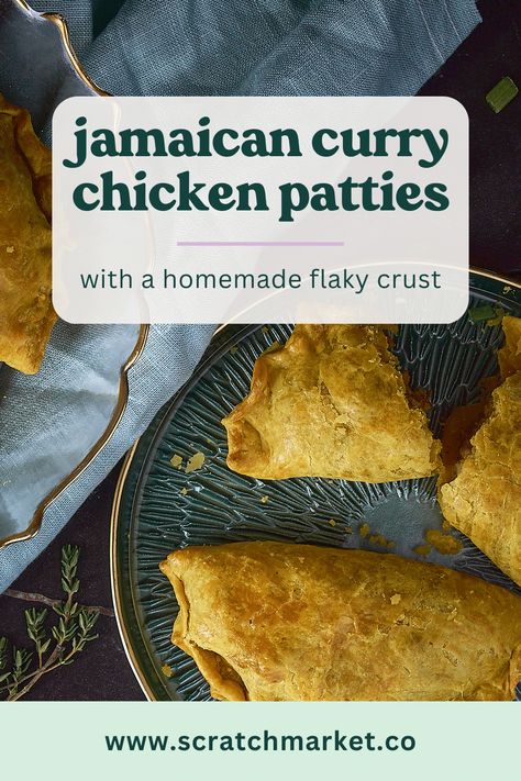 Curry Chicken Patties, Jamaican Chicken Patties Recipes, Jamaica Patty, Jamaican Chicken Patties, Chicken Patty Recipe, Jamaican Patties, Chicken Patty Recipes, Jamaica Culture, Jamaican Curry Powder