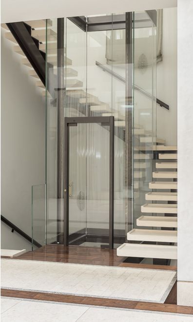 House Elevator, Elevator Home, Stair Elevator, House Lift, Elevator Interior, Elevator Lobby, Glass Lift, Elevator Design, Glass Elevator