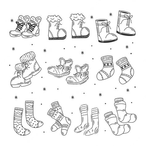 Premium Vector | Boots and socks hand drawn doodles coloring Boots And Socks, Hand Drawn Doodles, Boots Socks, Doodle Coloring, Psd Icon, Boot Socks, Vector Photo, Premium Vector, Graphic Resources