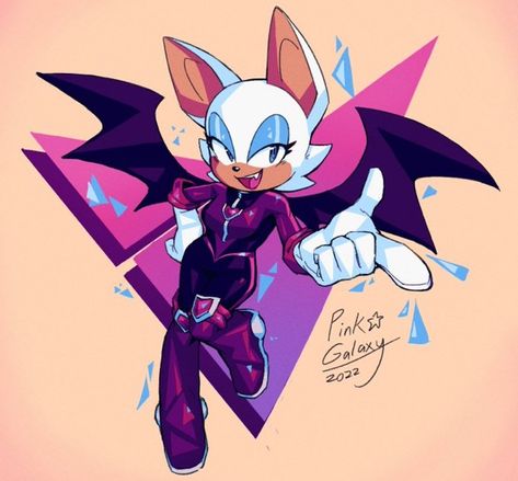 Rouge Fanart, Arcee Transformers, Sonic Prime, Game Sonic, Rouge The Bat, Sonic Heroes, Pink Galaxy, Blue Hedgehog, Sonic Franchise