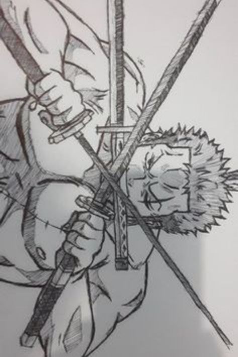 Anime Zoro Drawing, Zoro Pencil Sketch, One Piece Drawing Zoro, Roronoa Zoro Drawing Sketch, Zoro One Piece Sketch, Zoro Sketch Art, Ronoroa Zoro Manga, Zoro Drawings Sketch, Roronoa Zoro Sketch