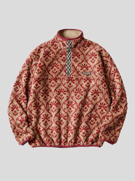 Kapital sweater – HARUYAMA Arabesque Pattern, Mint And Navy, High Neck Sweater, Great Women, Mens Activewear, Arabesque, Mens Coats, Sweater Hoodie, Hooded Sweatshirts