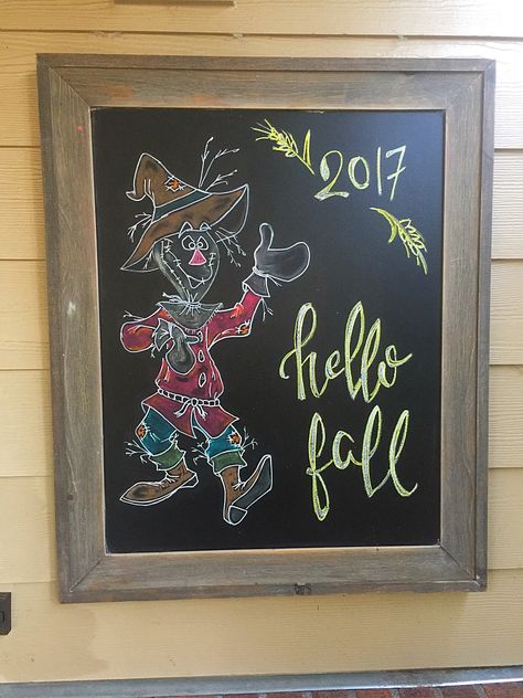 Fall Chalkboard, Scarecrow Chalkboard Fall Whiteboard Art, Chalkboard Fall, Fall Chalkboard Art, Fall Chalkboard, Chalkboard Wall Art, Whiteboard Art, Chalkboard Decor, Chalkboard Ideas, Chalkboard Wall