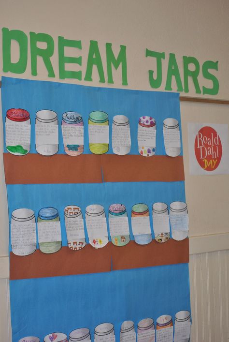 Roahl Dahl Activities, Roahl Dahl, Bfg Novel Study, Roald Dalh, Roald Dahl Activities, Ronald Dahl, Roald Dahl Day, Dream Jar, The Bfg