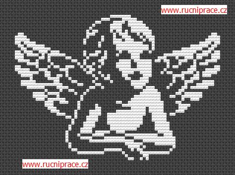 Angel Alpha Pattern, Angel Cross Stitch Patterns Free, Angel Pixel Art, Angel Cross Stitch Pattern, Angel Cross Stitch, Cross Stitch Free, Angel Pattern, Celtic Cross Stitch, Free Cross Stitch Patterns