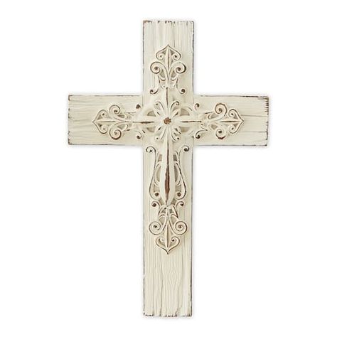 Sacred Ceremony, Christian Crosses, Spiritual Home Decor, Spiritual Home, Shabby Chic Wall Decor, Subtle Beauty, Cross Wall Decor, White Cross, White Crosses