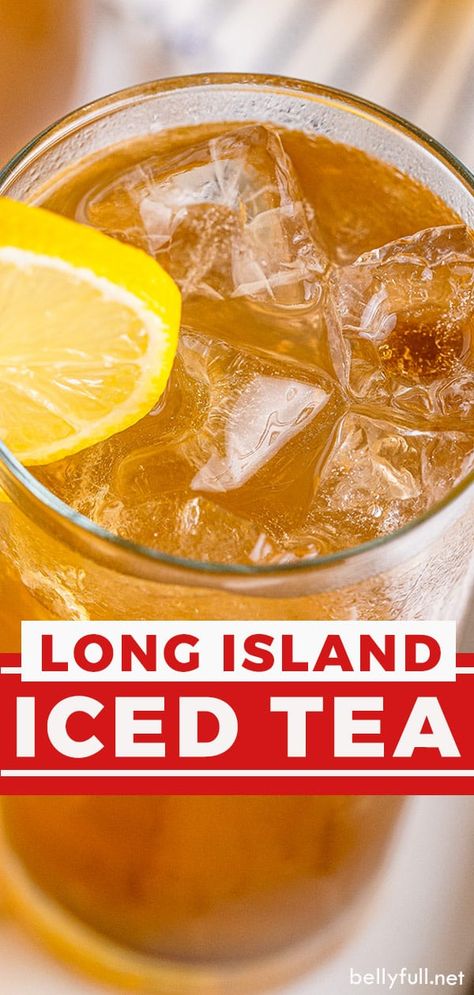 Long Island Iced Tea Recipe For A Crowd, Long Island Iced Tea Recipe Gallon, Hard Iced Tea Recipe, Long Island Drink Alcohol, Easy Long Island Iced Tea, Long Island Ice Tea Alcoholic Drinks, Long Island Tea Recipe, Raspberry Long Island Iced Tea Recipe, Top Shelf Long Island Iced Tea Recipe