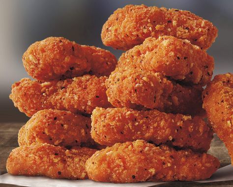 BURGER KING IS TAUNTING WENDY'S WITH ITS FIRST-EVER SPICY CHICKEN NUGGETS Chicken Nugget Photography, Chicken Nugget Bouquet, Chicken Nuggets Photography, Burger King Chicken Nuggets, Wendy’s Spicy Chicken Nuggets, Chicken Nuggets And Chips, Spicy Chicken Nuggets, Chicken Mcnuggets Aesthetic, Healthy Gummies