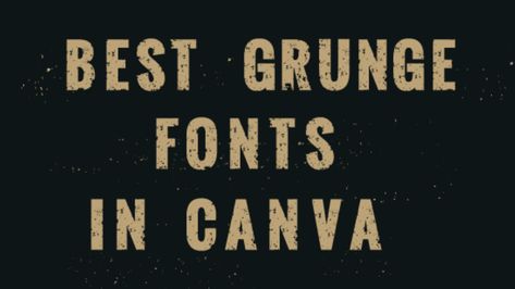 10 Gothic fonts that will add a dark and mysterious touch to your Canva Horror Font, Canva Gothic Fonts, Edgy Canva Fonts, Spooky Canva Fonts, Canva Grunge Fonts, Grunge Branding, Fuentes Canva, Punk Font, Scare Bears