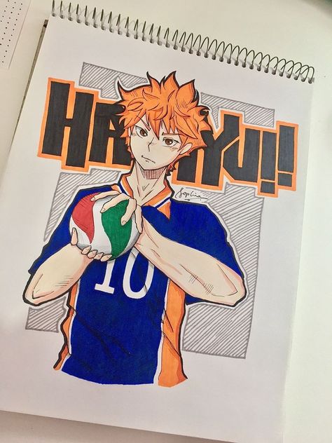 Aesthetic Anime Drawing Sketches, Haikyuu Painting Ideas, Haikyuu Drawing, Mochila Anime, Volleyball Drawing, Kawaii Drawing, Anime Haikyuu, Cosplay Kawaii, Anime Drawing Books