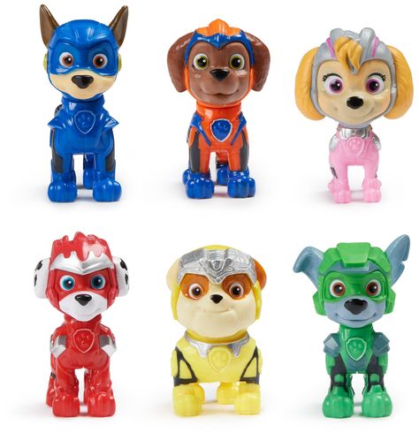 PAW Patrol: The Mighty Movie, Toy Figures Gift Pack, with 6 Collectible Action Figures, Kids Toys for Boys and Girls Ages 3 and up : Amazon.ca: Toys & Games Paw Patrol Toy, Paw Patrol The Mighty Movie, Paw Patrol Figures, Paw Patrol Movie, Paw Patrol Characters, Paw Patrol Toys, Kids Toys For Boys, Paw Patrol Pups, Learning Toys For Toddlers