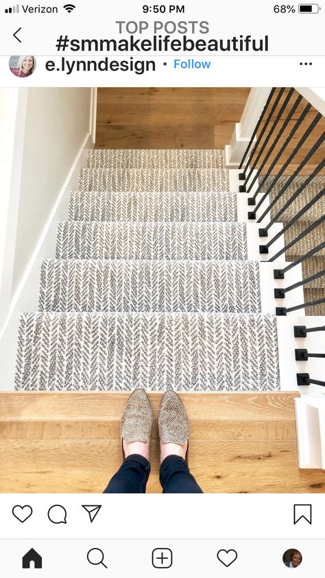 Carpet For Stairs, Kaufmann House, Carpet Staircase, Staircase Remodel, Stair Remodel, Apartment Decoration, Moroccan Carpet, Parade Of Homes, House Stairs