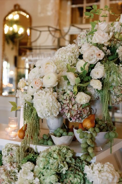 Winter Wedding Flowers Floral Bar Arrangements with Fruit — Luxury Florist Tennessee North Carolina English Garden Wedding Flowers, Kin House, Modern Wedding Flowers Arrangements, Southern Winter, Floral Bar, Club Photography, Moss Wedding, Mallorca Wedding, Luxury Florists